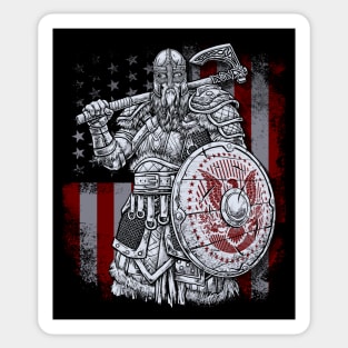 Nordic American Viking Norse Pagan Warrior Sticker